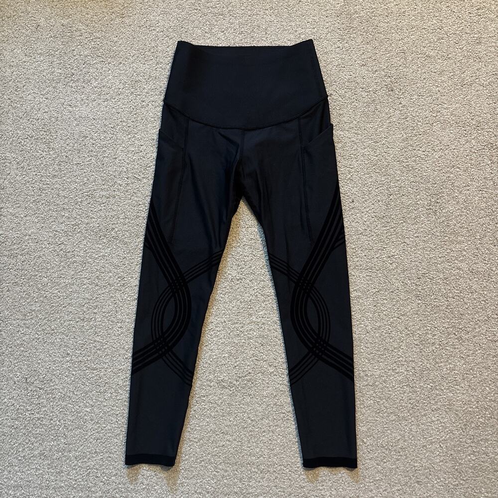 Fanka PowerBand Resistance High Intensity Tummy Control Leggings Black Size S